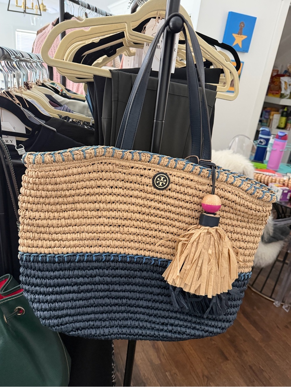 Tory Burch straw bag